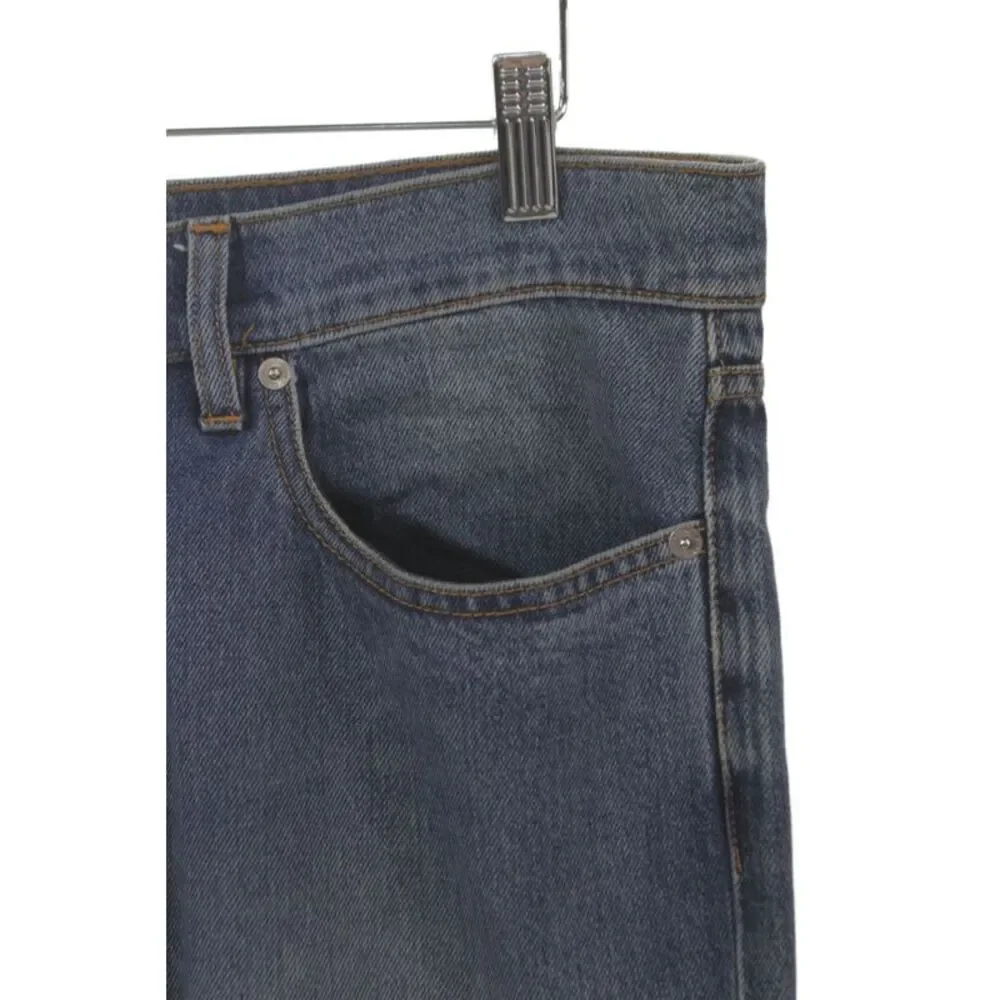 Dunhill Mens Straight Jeans Blue Cotton Button Fly Size 34
